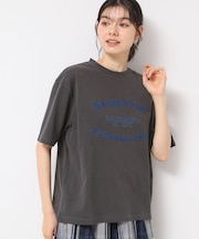 【ユニセックス・洗える】ピグメントロゴTシャツ