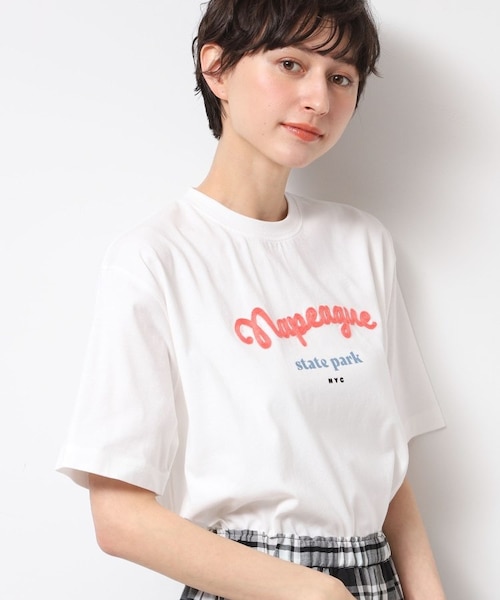 【洗える】オーガニックコットンロゴTシャツ 洗える】オーガニックコットンロゴTシャツ｜デッサンの通販
