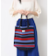 【マシンウォッシャブル・A4収納可】ランダムボーダーニットBAG