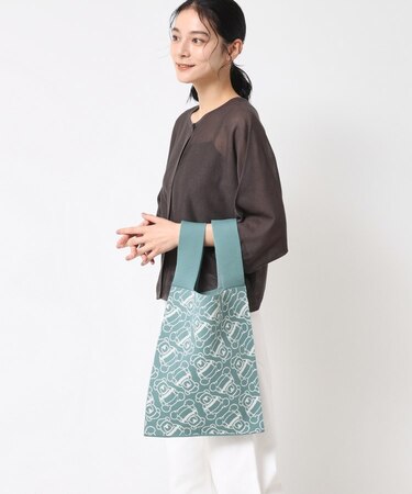 【マシンウォッシャブル・A4収納可】Deddy ジャガードニットバッグ