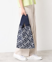 【マシンウォッシャブル・A4収納可】Deddy ジャガードニットバッグ