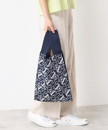 【マシンウォッシャブル・A4収納可】Deddy ジャガードニットバッグ