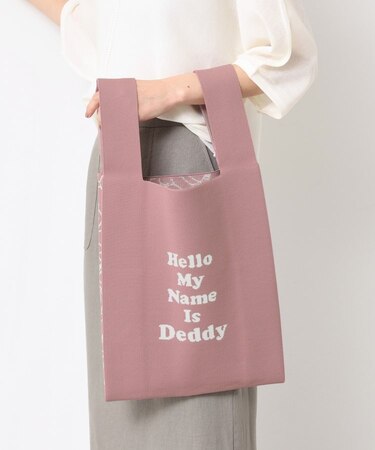 【マシンウォッシャブル・A4収納可】Deddy ジャガードニットバッグ