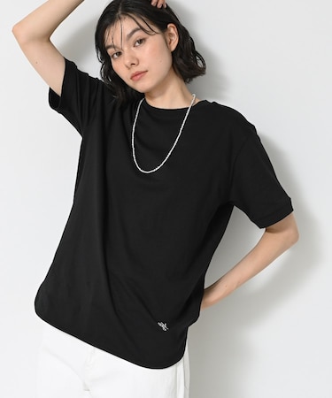 【洗える】シャツテール半袖Tシャツ