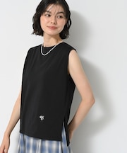 【洗える】ノースリーブカットソー