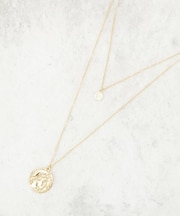 【3way】コインモチーフ2連ネックレス
