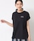 【洗える】フレンチスリーブロゴ入りTシャツ