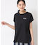 【洗える】フレンチスリーブロゴ入りTシャツ