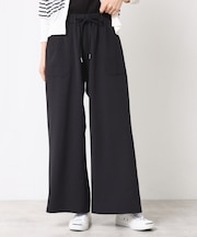 【ウエストゴム・洗える】ストレッチワイドパンツ