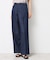 【洗える】デニムワイドマリンパンツ