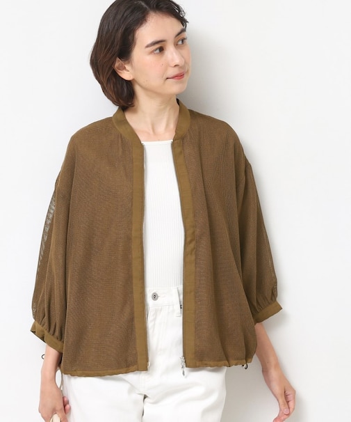 【洗える】メッシュシアージャケット