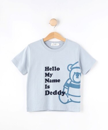 【洗える】Deddyロゴ入り オーガニックコットンTシャツ