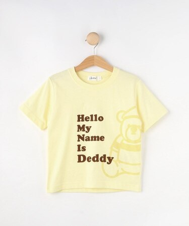 【洗える】Deddyロゴ入り オーガニックコットンTシャツ
