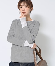 【洗える】ドッキングチュールロンT