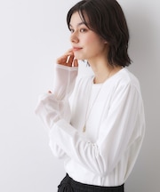 【洗える】ドッキングチュールロンT