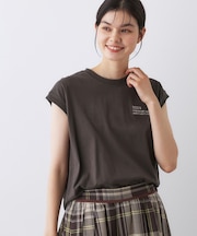 【洗える】オーガニックコットンフレンチスリーブ