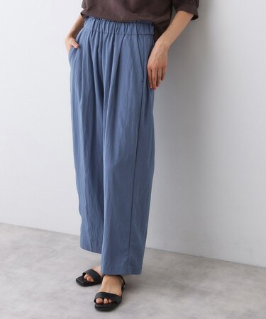 【ウエストゴム/洗える】リラクシーナイロンパンツ