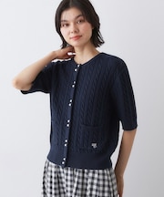 ケーブルカーディガン