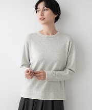 【ユニセックス/洗える】バイカラーニット