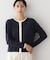 【洗える】バイカラーカーディガン