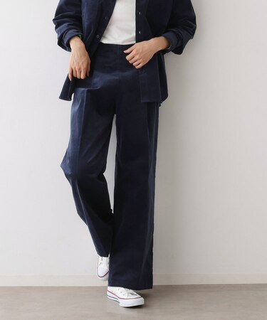 【セットアップ可・洗える】マリンコーデュロイパンツ