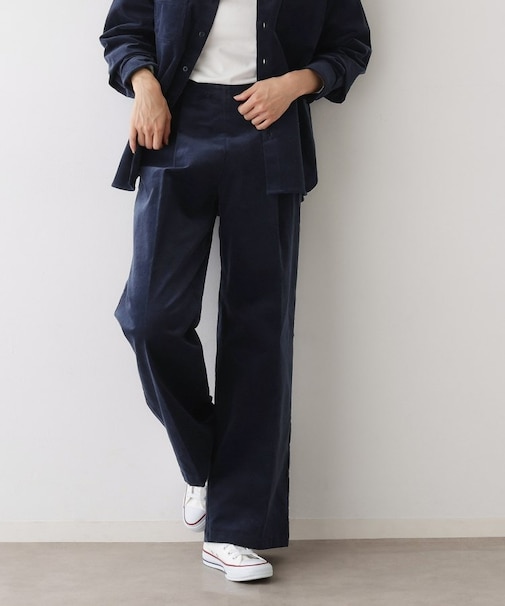 【セットアップ可・洗える】マリンコーデュロイパンツ