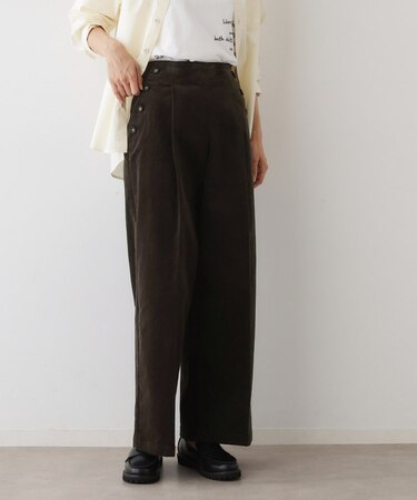【セットアップ可・洗える】マリンコーデュロイパンツ
