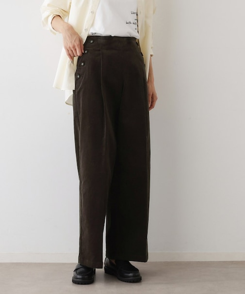 【セットアップ可・洗える】マリンコーデュロイパンツ