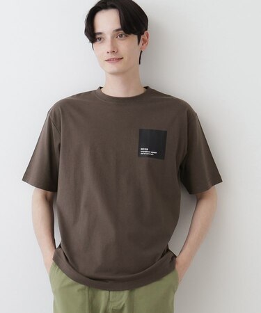【洗える】オーガニックコットンロゴ入り半袖Tシャツ