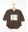 【リンクコーデ/洗える】箔プリント7分袖Tシャツ
