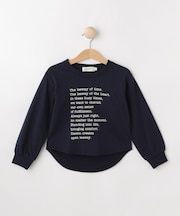 【リンクコーデ/洗える】メッセージロゴ入りTシャツ