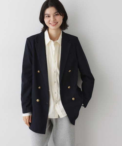 黒 ダブルブレストスーツ ウール混合 ダブルブレスト ブレザー スーツ ウール100% - ブラック | ZARA