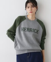 【ユニセックス／洗える】ロゴコットンジャカード