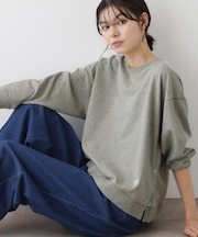 【洗える】サイドスナップカットソー