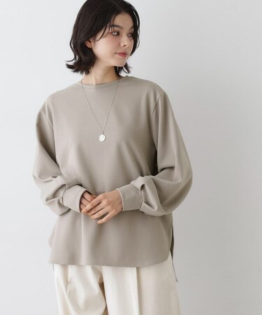 【体型カバー・洗える】ドロップショルダーブラウス
