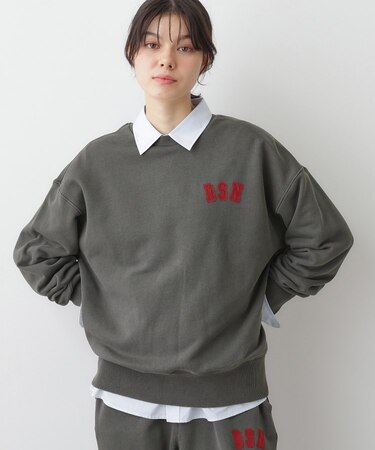 【ユニセックス/セットアップ可】ピグメント裏毛スウェット