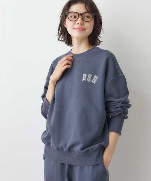 【ユニセックス/セットアップ可】ピグメント裏毛スウェット