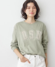 【ユニセックス/洗える】ビッグロゴロンT