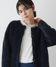 【洗える】シャギーカーディガン