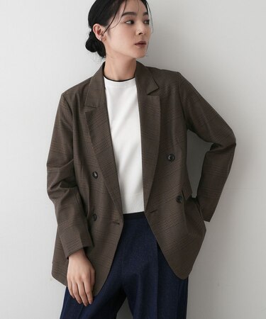 【洗える】ダブルブレストジャケット