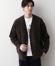 【洗える】モールカーディガン
