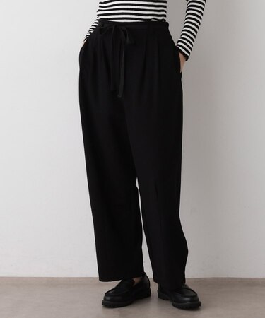 【洗える】カーヴィパンツ