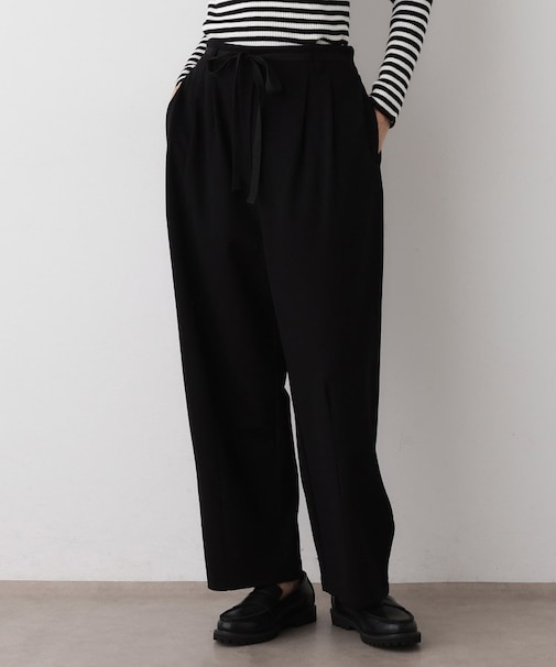 【洗える】カーヴィパンツ