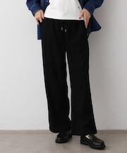 【ウエストゴム・洗える】ソフトコーデュロイイージーパンツ