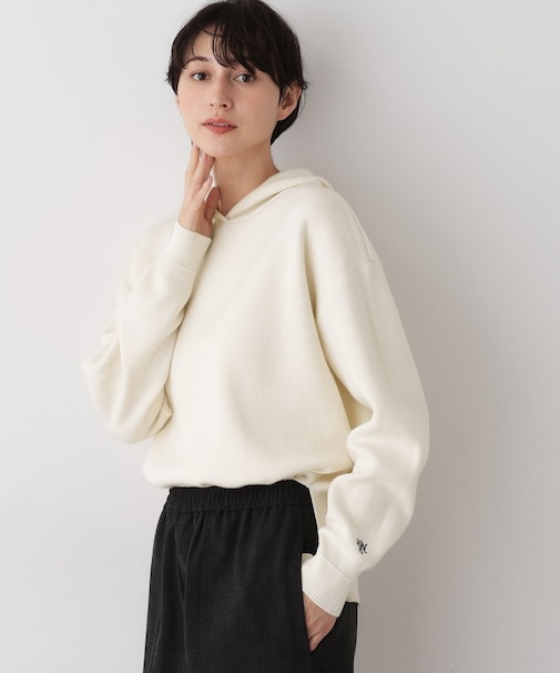 【洗える/体型カバー】ちょうどいいニットパーカ