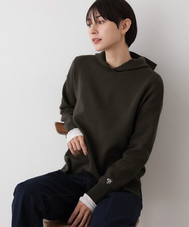 【洗える/体型カバー】ちょうどいいニットパーカ