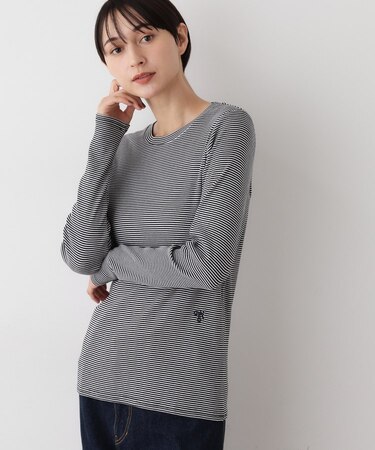 【吸湿発熱/抗菌防臭】ジンジャー混クルーネックプルオーバー