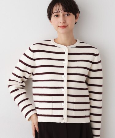 【洗える】ジャケット見えカーディガン