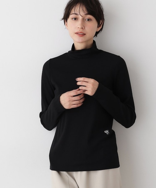 【吸湿発熱/抗菌防臭】ジンジャー混タートルネックプルオ-バー