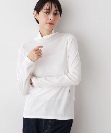 【吸湿発熱/抗菌防臭】ジンジャー混タートルネックプルオ－バー